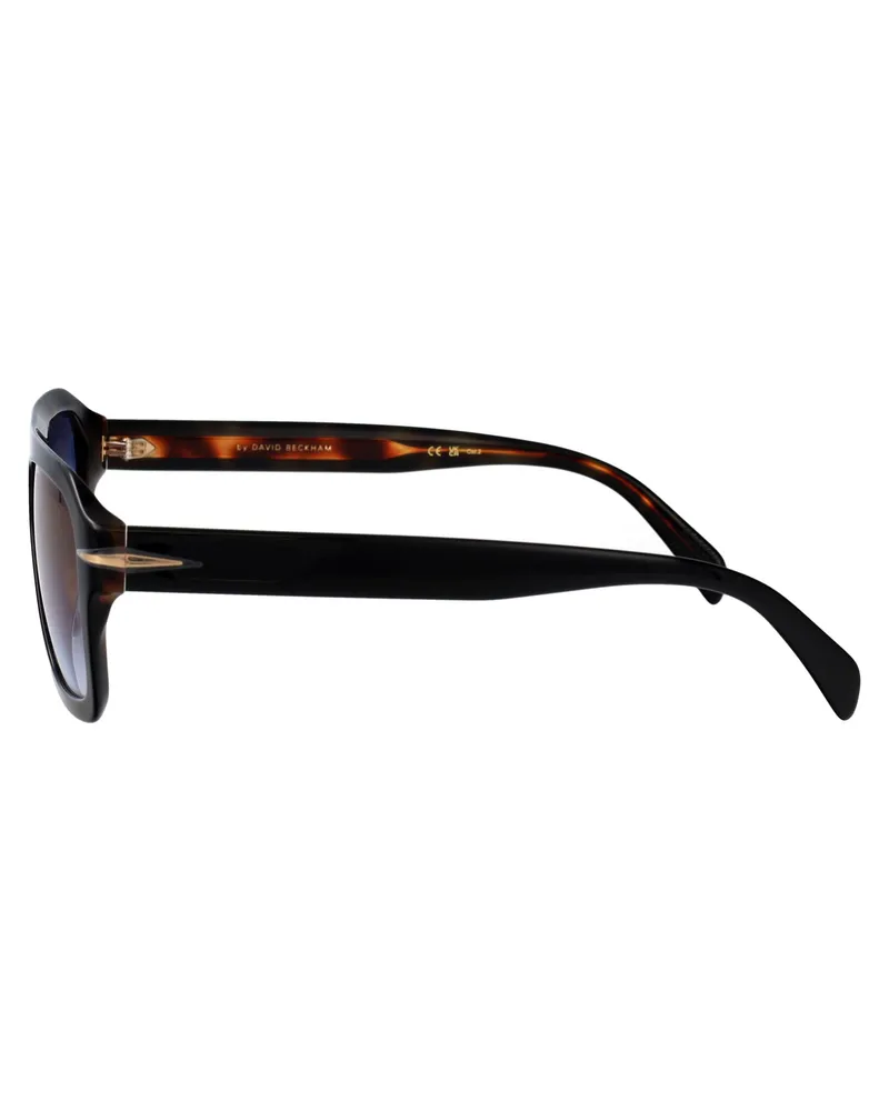 EYEWEAR by DAVID BECKHAM Acetate Frame Sunglasses — Black Black