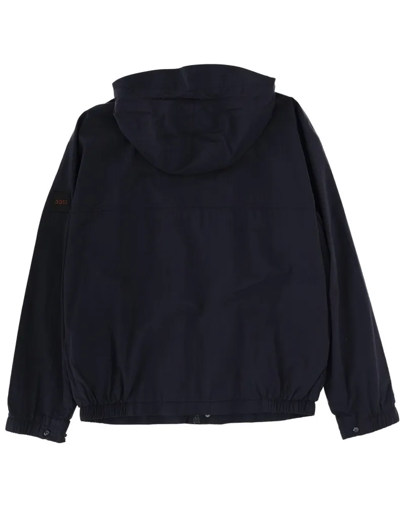 HUGO BOSS Relaxed Fit Polyamide Jacket — Blue Blue