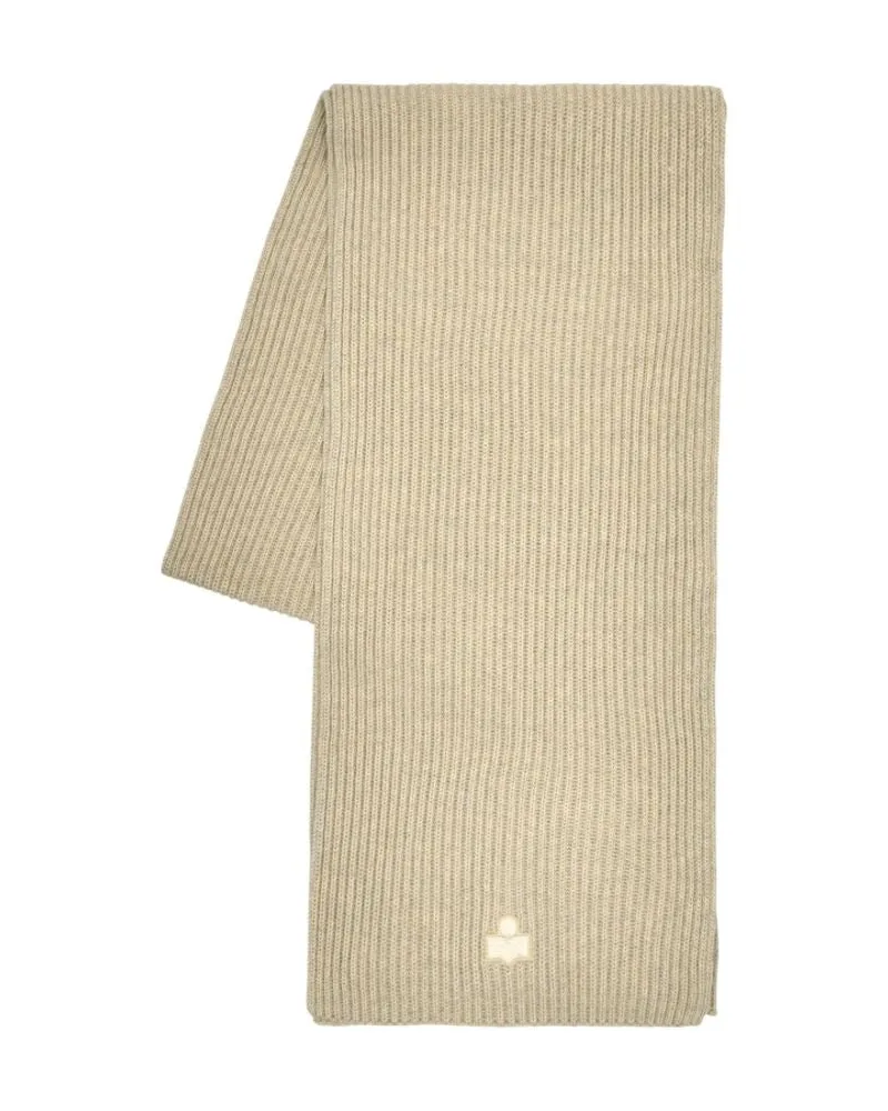 Isabel Marant Women's Marion Scarf -  Cotton Beige Accessories Beige