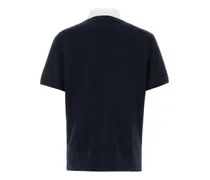 Men's Stretch Piquet Polo Shirt Navy Cotton Elastane
