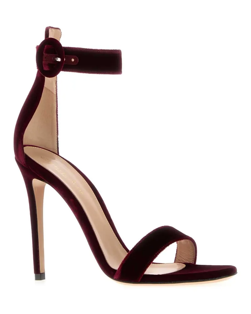 Gianvito Rossi Bordeaux Scarpe Con Tacco High Heel Shoes Burgundy