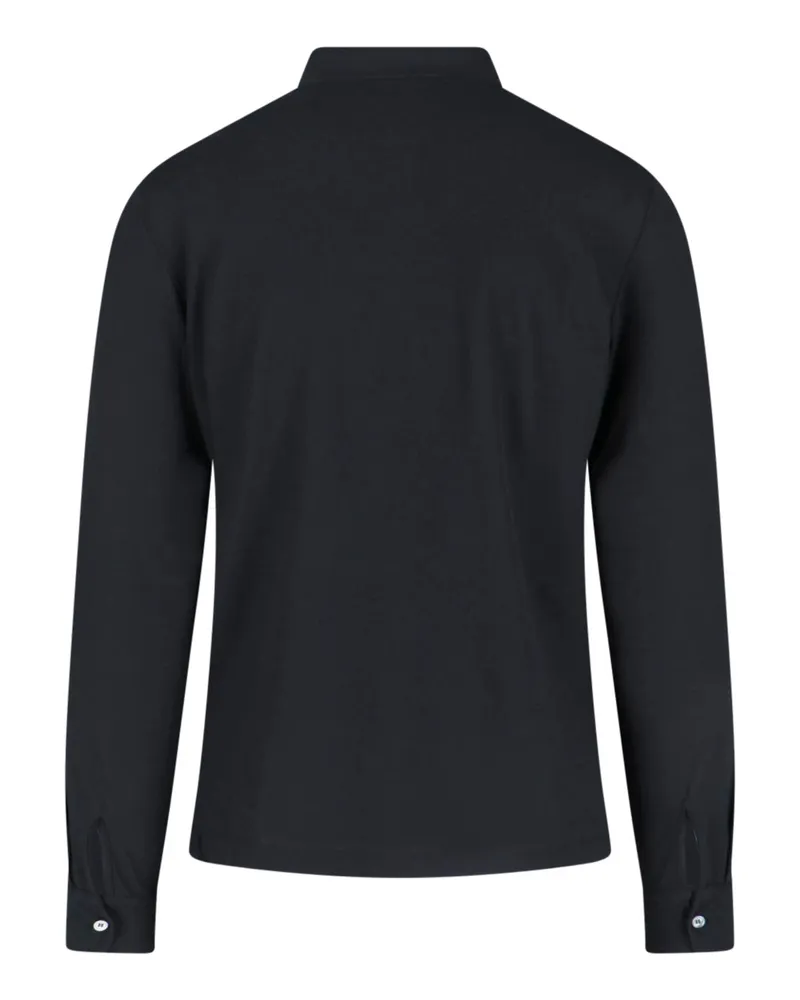 Zanone Men's Shirts Black Cotton Black