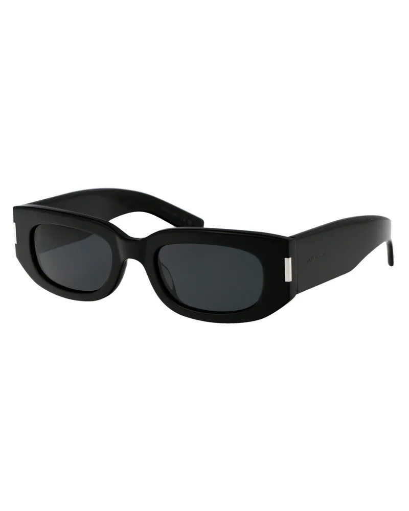 Saint Laurent Unisex Sunglasses Black Acetate Black-Black-Black Black/black/black Black