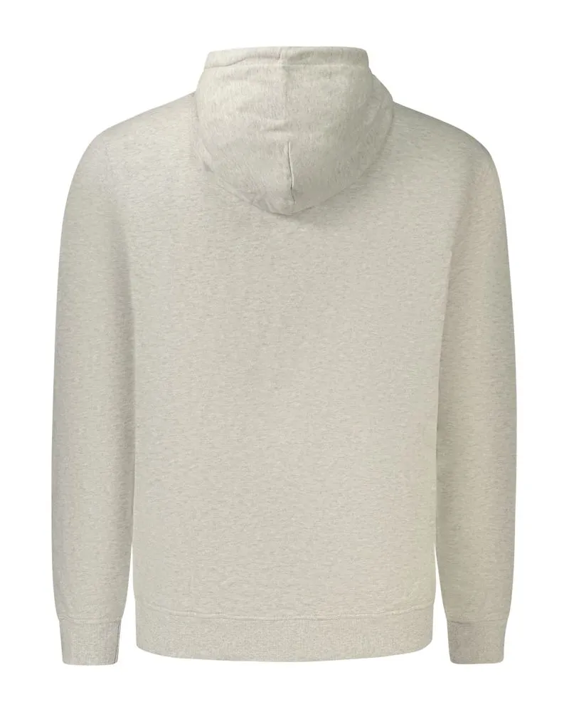 Tommy Hilfiger Logo-Embroidered Cotton Hoodie — Gray Gray