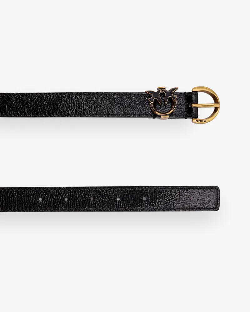 Pinko Women's Leather Belt Black Black