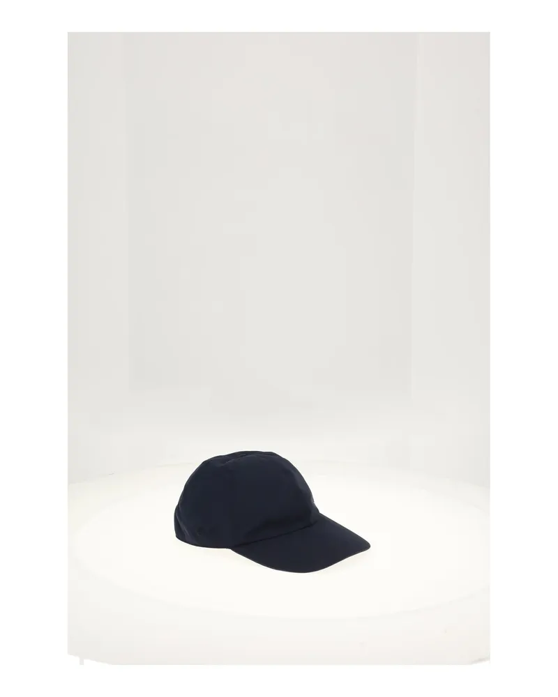Dior Men's Cap With Logo Blue Polyester Hat Navy
