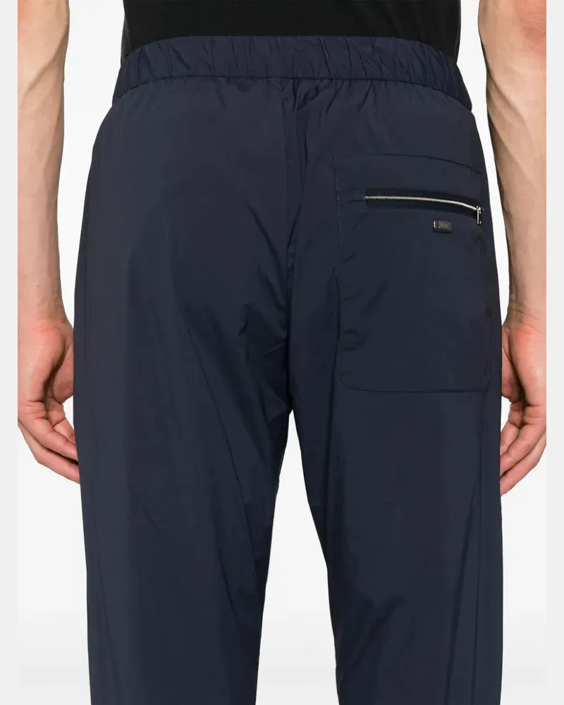 Herno Men's Mid-Rise Tapered Trousers Aw26 M Navy