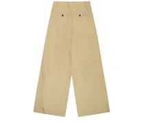 Stretch Cotton Chino Trousers — Yellow