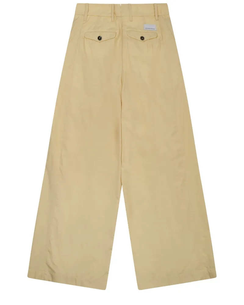 nine:inthe:morning Stretch Cotton Chino Trousers — Yellow Yellow
