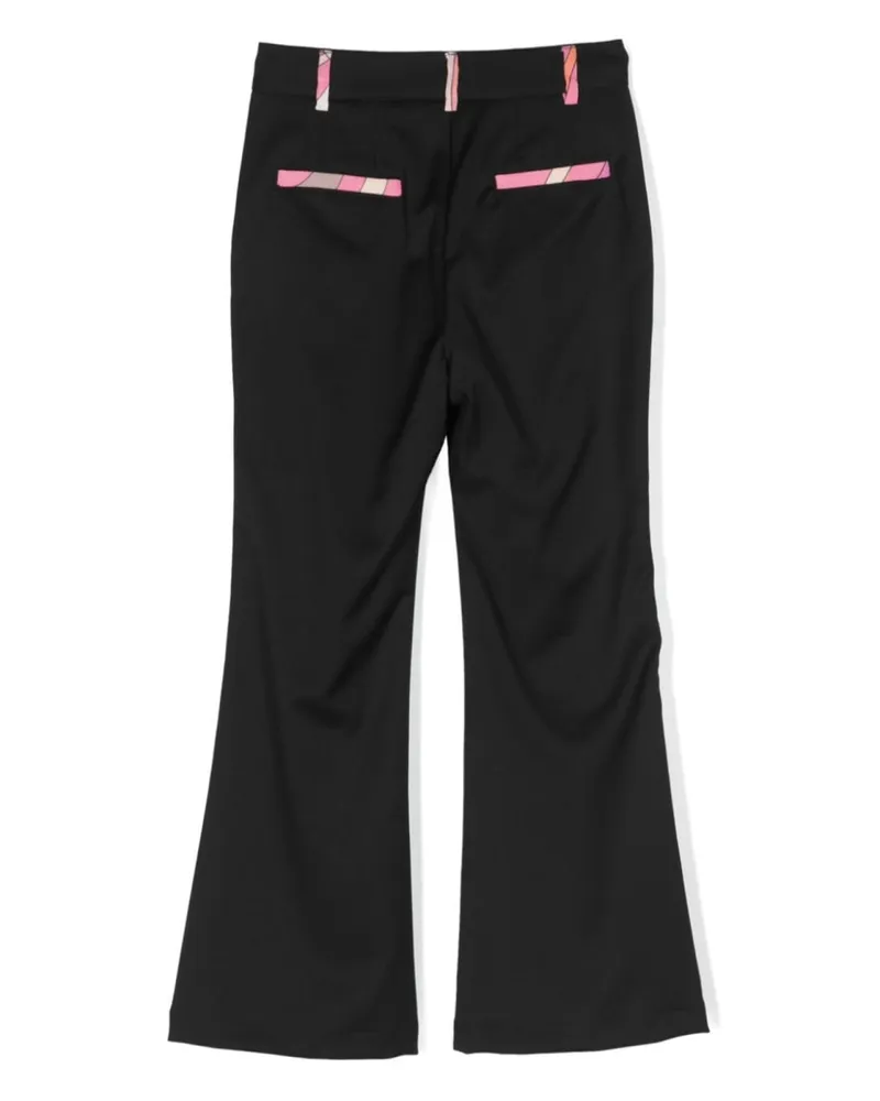 Emilio Pucci Virgin Wool Trousers — Black Black