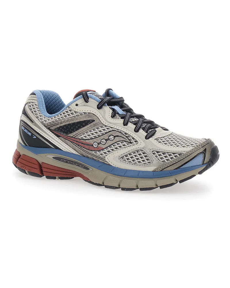 Saucony Unisex Sneakers Guide 7 Multicolour Polyurethane Trainers Multicolor
