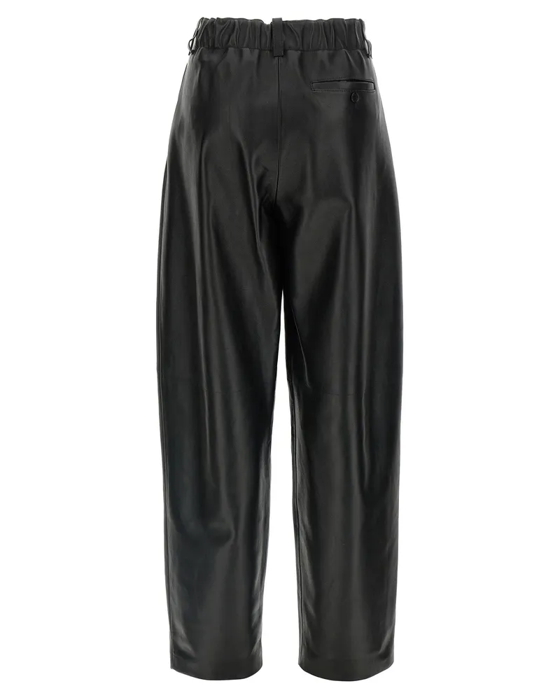Givenchy Lambskin Leather Trousers — Black Black