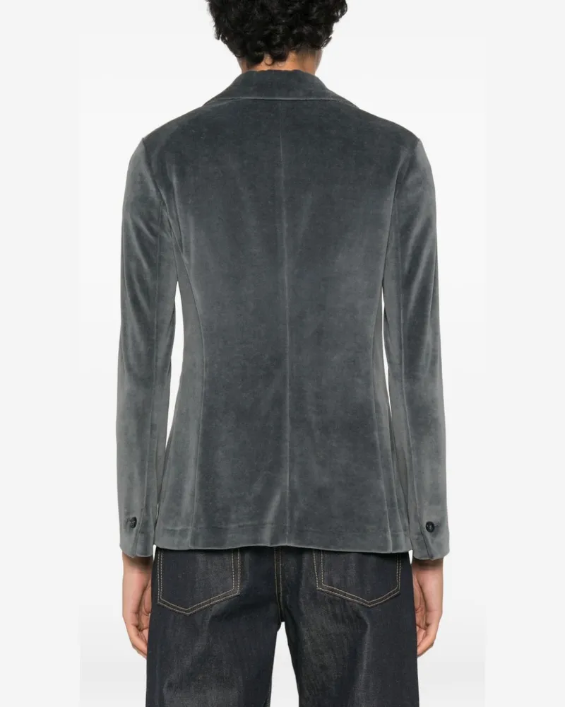 CIRCOLO 1901 Grey Velvet Blazer — Grey Grey