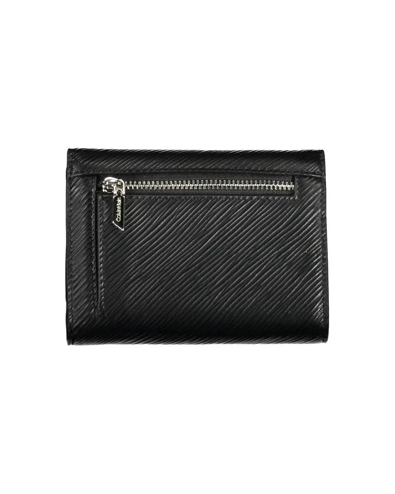 Calvin Klein Polyurethane Wallet — Black Black