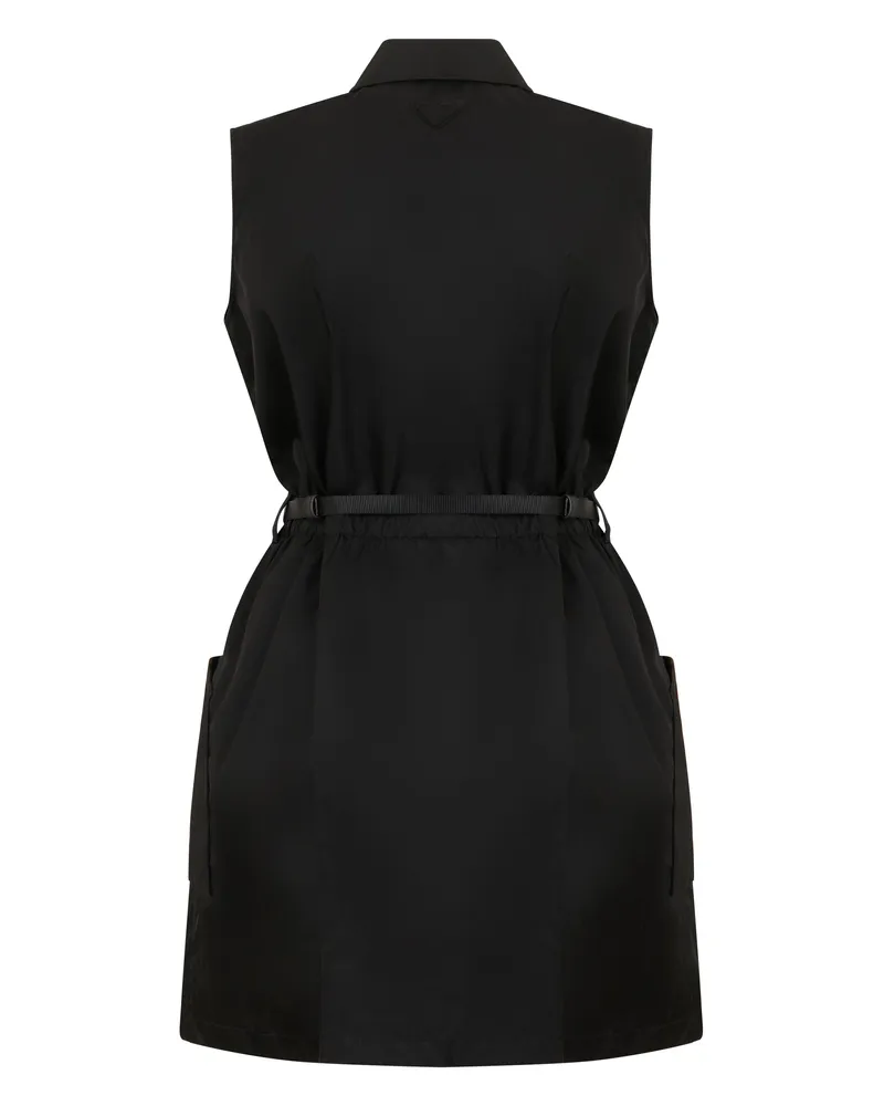 Prada Women's Short Dress Black Nylon Polyamide Black