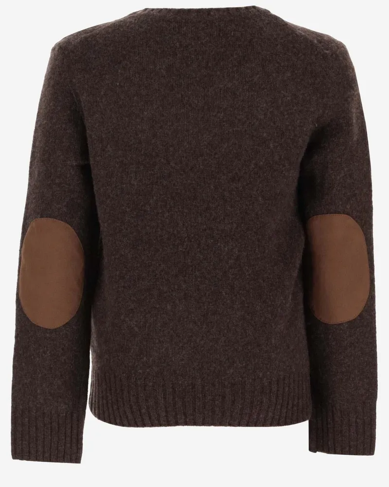 Ralph Lauren Wool-Cashmere Sweater — Brown Brown