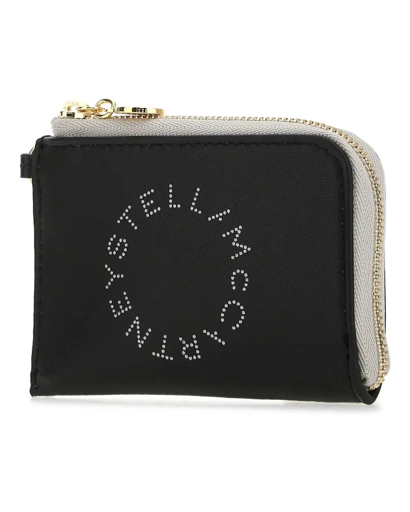 Stella McCartney Women's Two-Tone Alter Mat Card Holder 1000 F: Polyamid Portafogli Black