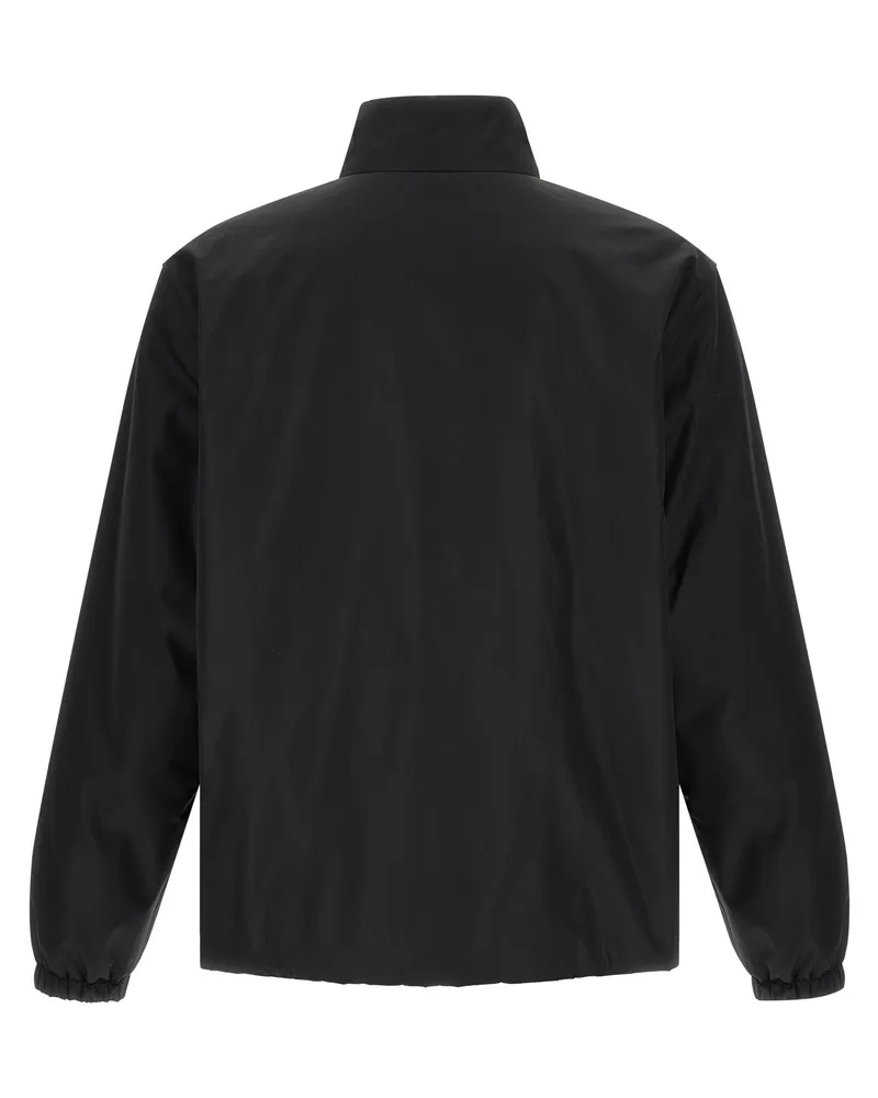 Jil Sander Men's Black Polyester Full-Length Jacket Clothing Black