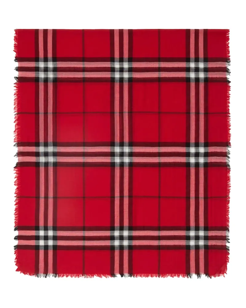 Burberry Women's Scarfs Red Wool Red