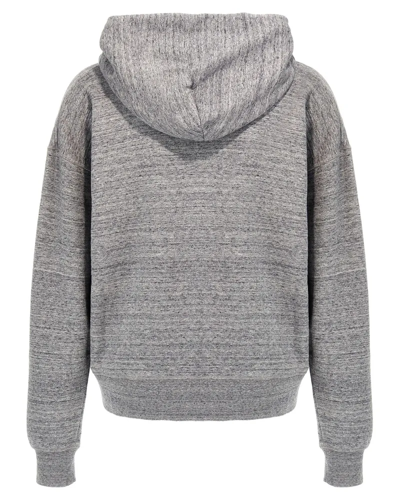 Dsquared2 Logo-Embossed Hoodie — Grey Grey