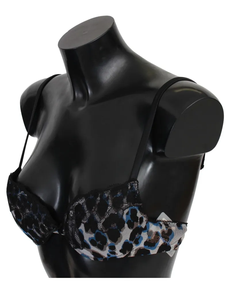 Roberto Cavalli Women's Black Lace Reggiseno Nylon Bra Underwear Elastane Clothing Black