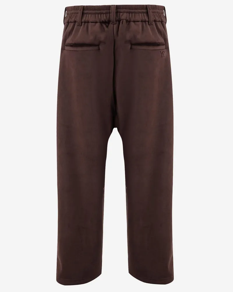 adidas Men Trousers Stretch Velvet Bordeaux Recycled Polyester - Elastane Bordeaux