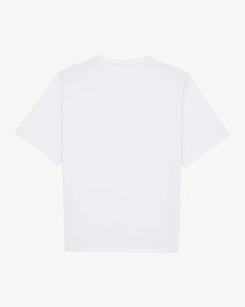 Saint Laurent Classic Crewneck T-Shirt — White White
