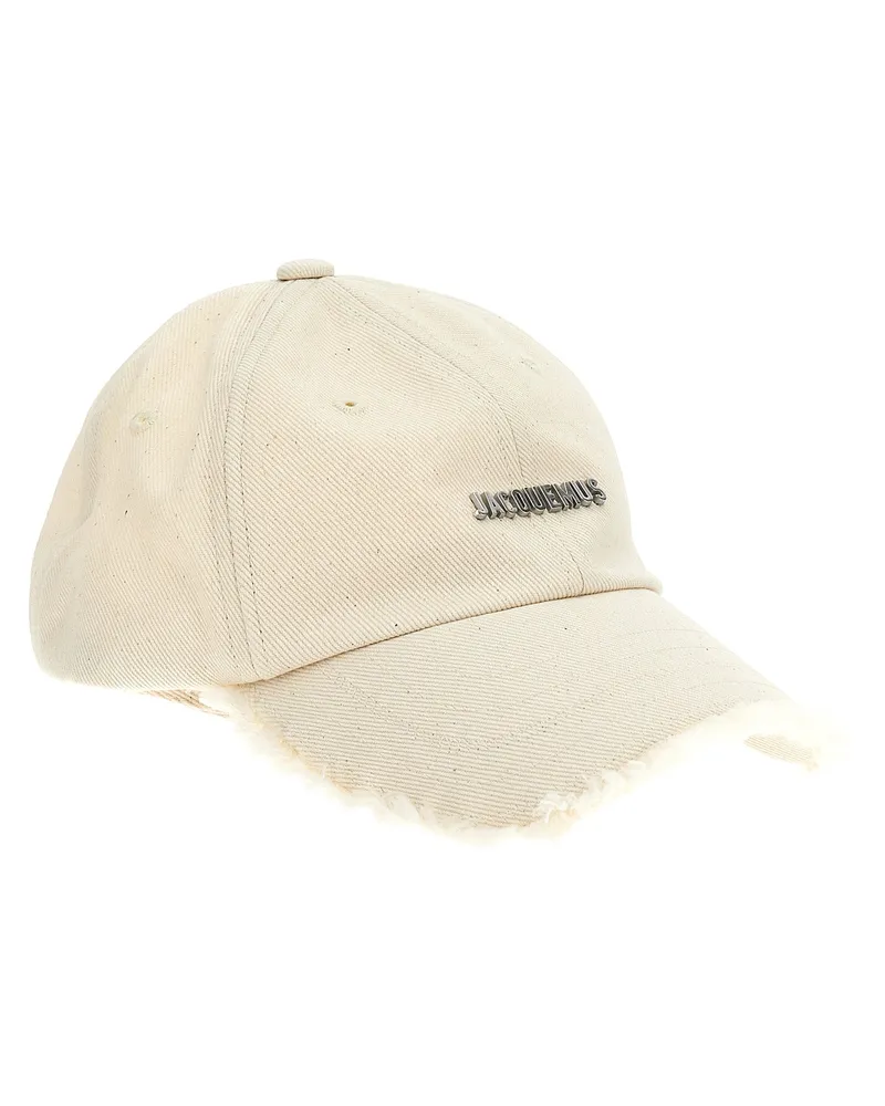 Jacquemus Unisex White Cotton Cap (baseball Hat White