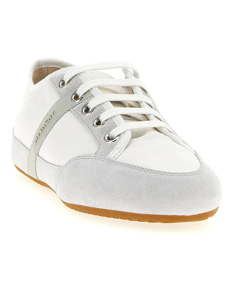 Givenchy Nylon and Suede Colorblock Sneaker — White White