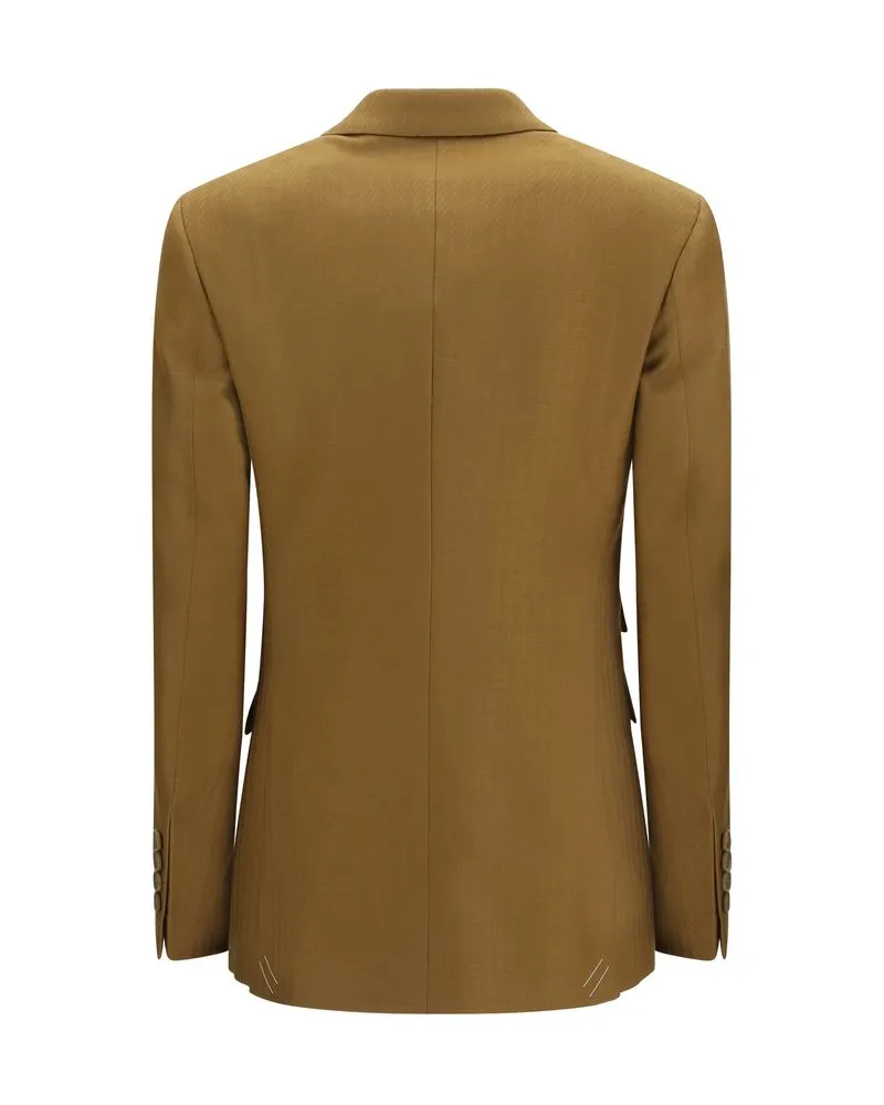 Burberry Women's Multicolor Lamb Ovis Aries Clothing Camel