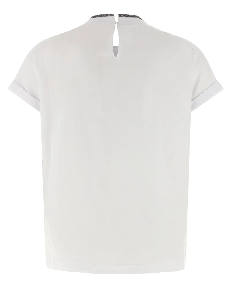 Brunello Cucinelli Monile T-Shirt — White White