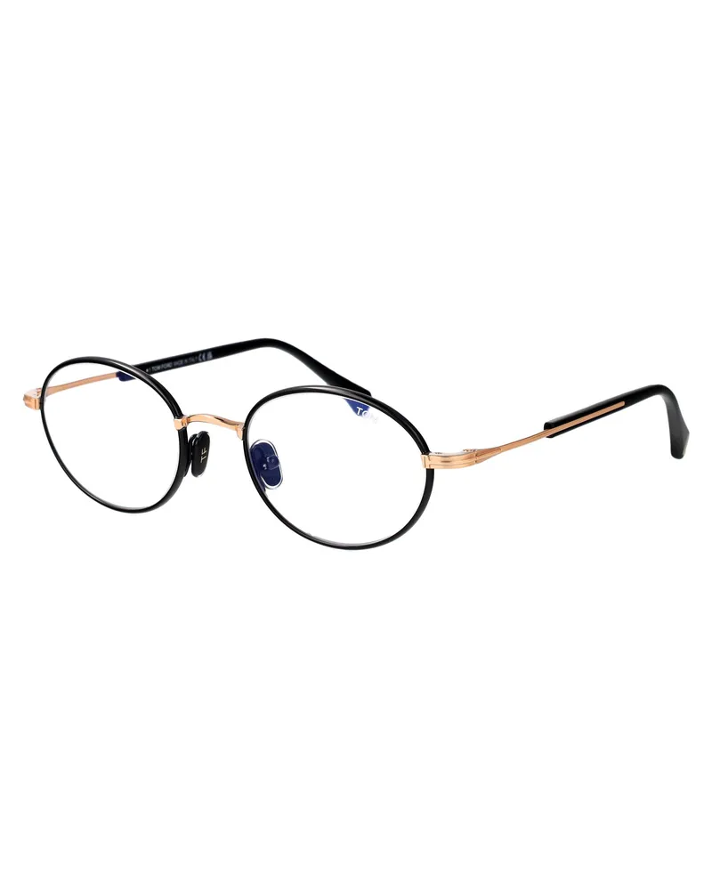 Tom Ford Men's Sunglasses Ft5973-B Black Metal Glasses & Frames Black