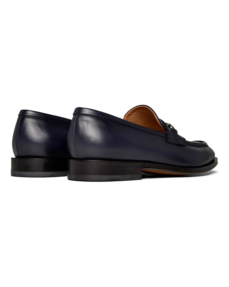 Ferragamo Men's Desmond Gancini Loafers Blue Shoes > & Sandals Midnight