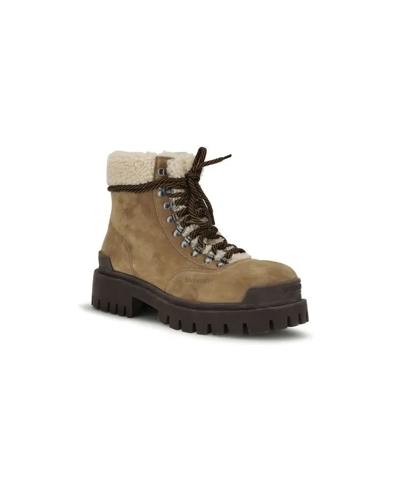 Balenciaga Combat Strike Boot — Beige Beige