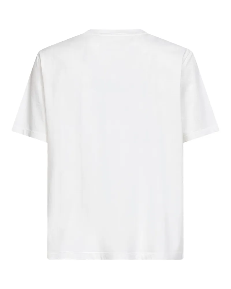 Maison Margiela Men's T-Shirt White Cotton Jersey T-Shirts And Polos White