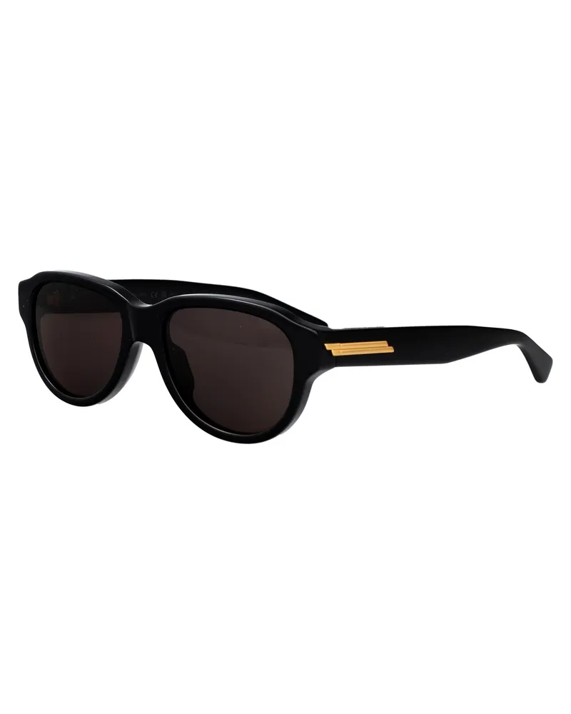 Bottega Veneta Men's Sunglasses Bv1410s Black-Grey Acetate Black-Black-Grey Black/black/grey Black