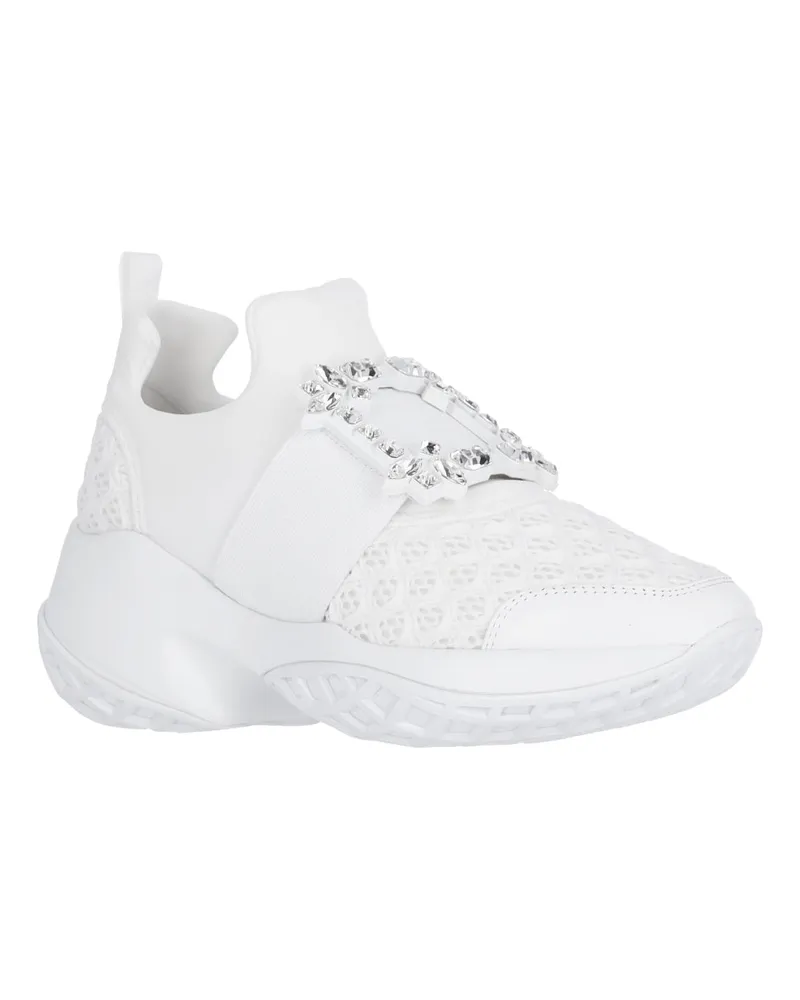 Roger Vivier Women's Sneakers White Polyester White