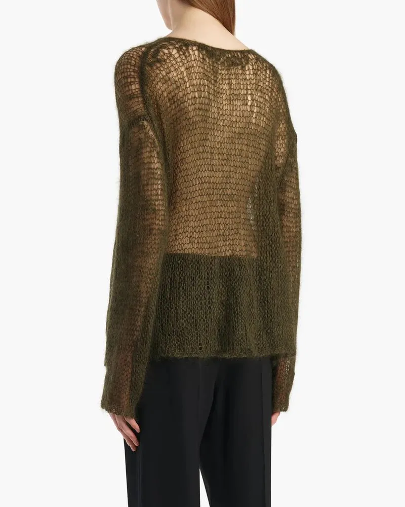 KHAITE H26 Sweatshirt — Olive Olive