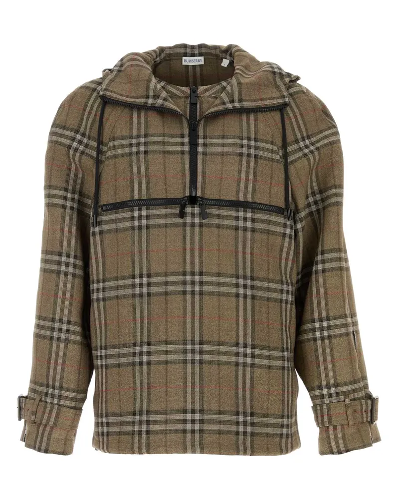 Burberry Men's Jackets Brown Viscose Silk Brown