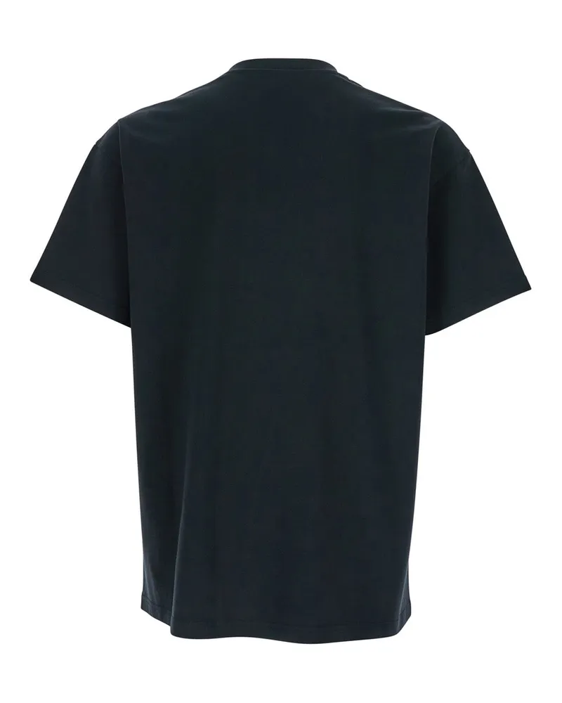 Givenchy Logo-Patch Cotton T-Shirt — Black Black