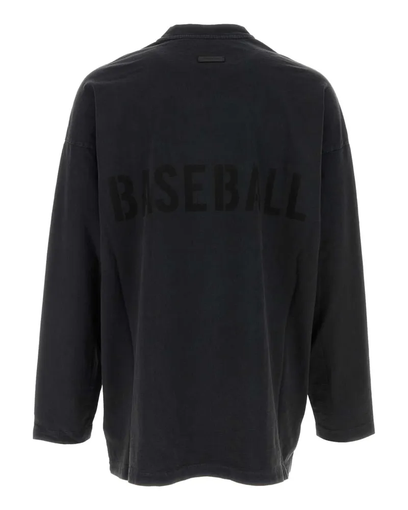Fear of God Men's Oversized Cotton With Graphic Print T-Shirt Black Black
