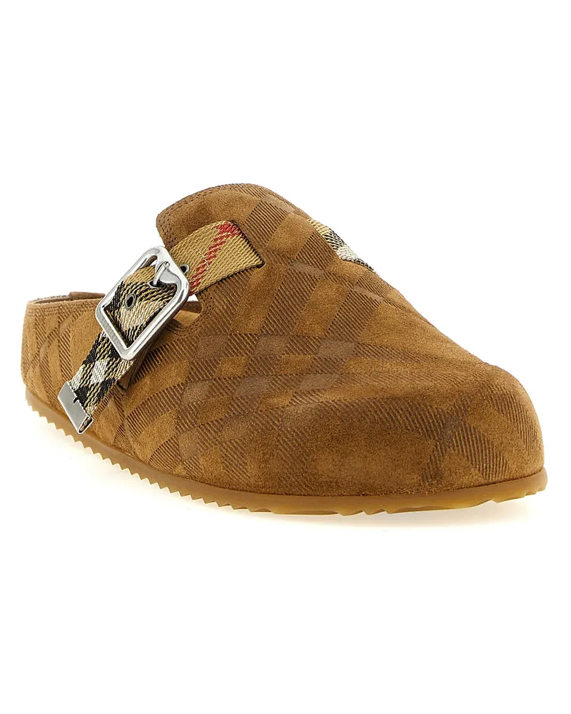 Burberry Clog — Brown Brown