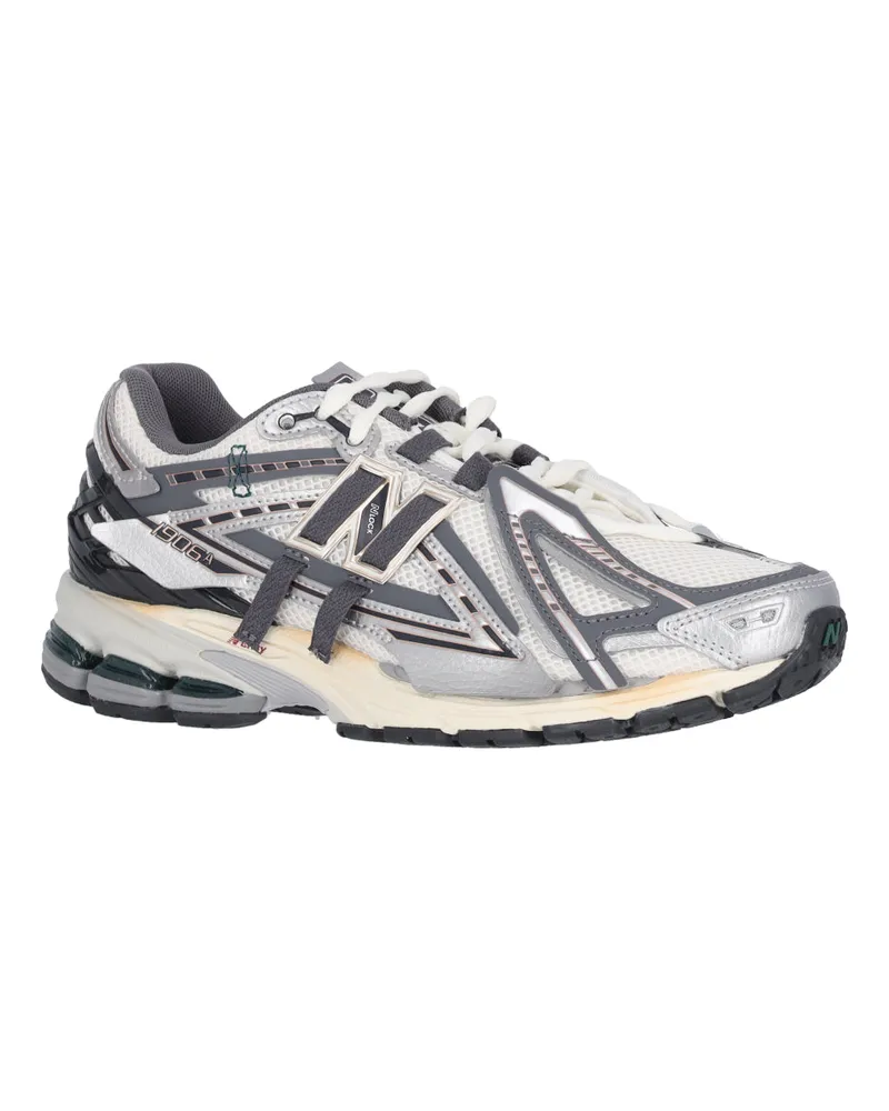 New Balance Unisex Sneakers Silver Synthetic Silver