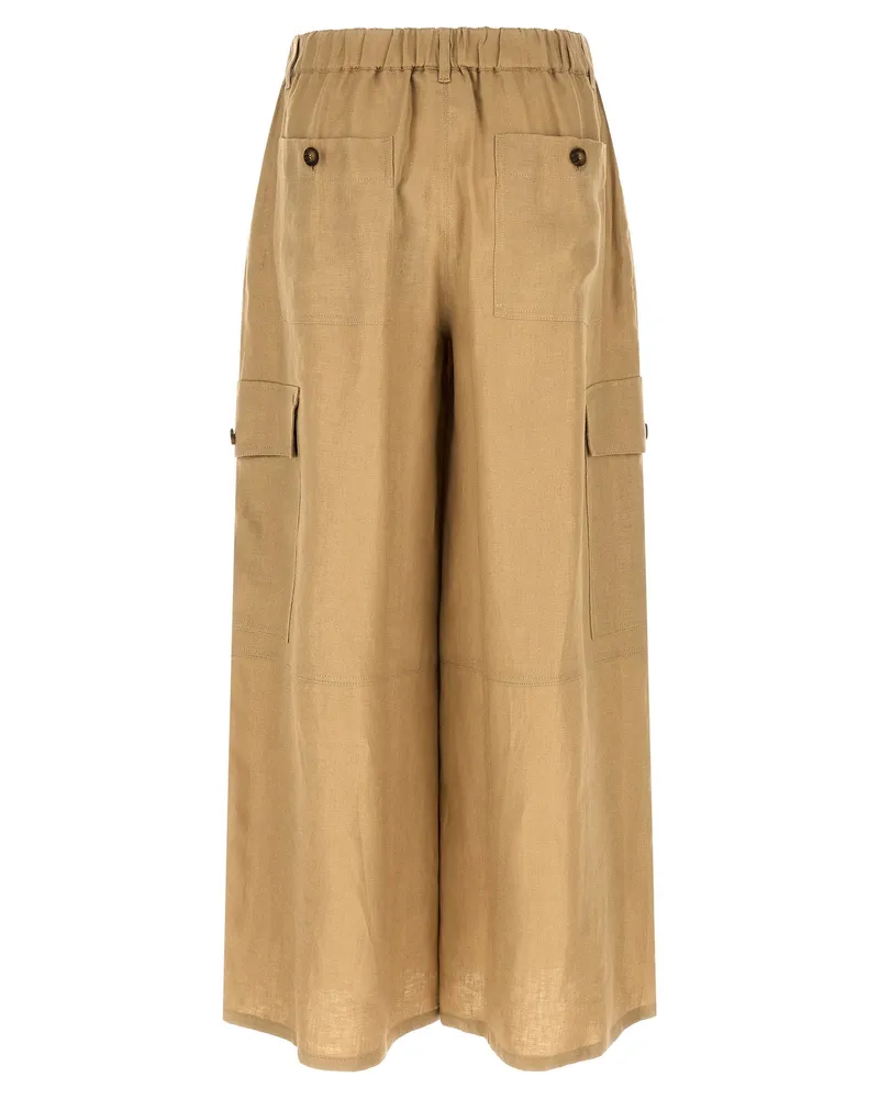 Max Mara Cargo Pants — Beige Beige