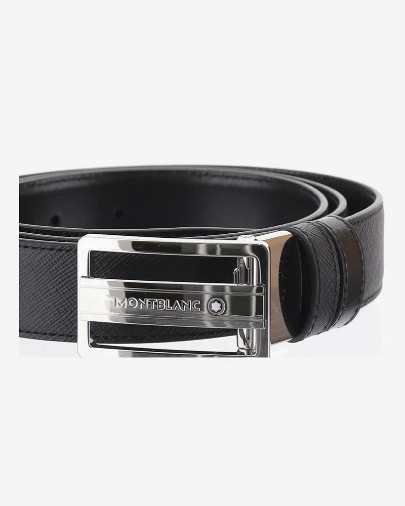 Montblanc Reversible Leather Belt — Multicolor Multicolor