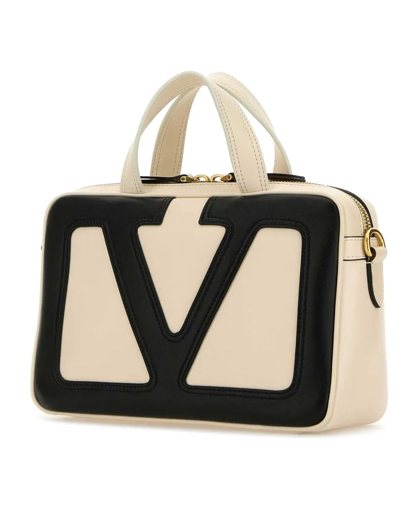 Valentino Garavani Women's Vlogo Leather Top Handle Bag Multicolor Lambskin Multicolor
