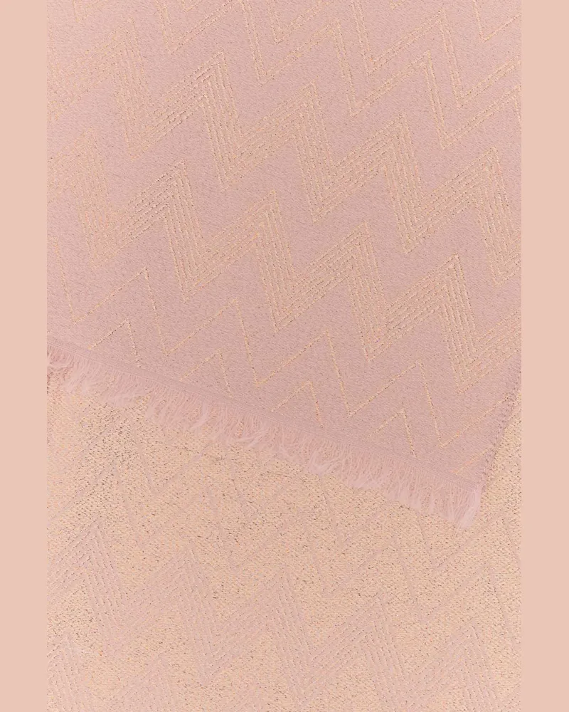 Missoni Women's Pink Wool Blend Scarf Rosa Sciarpe E Foulard Scarfs Pink