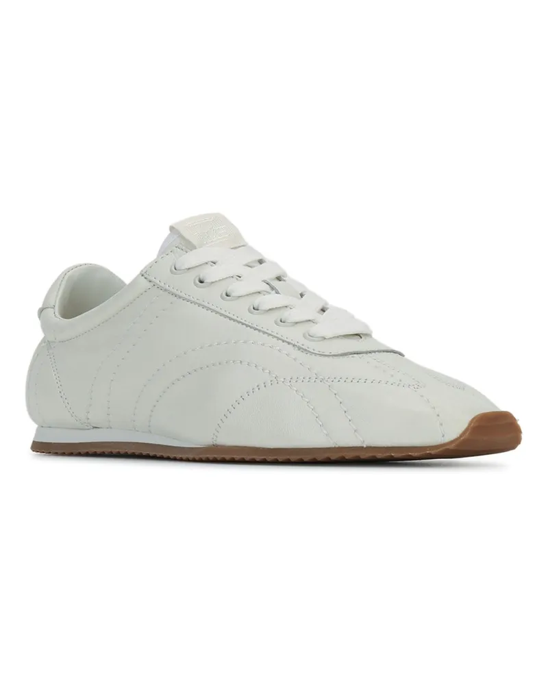 Totême Flex Nappa Sneakers — White White