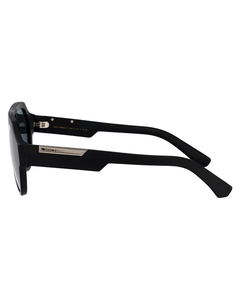 Dolce & Gabbana 0DG4466 Matte Black Acetate Sunglasses — Black Black