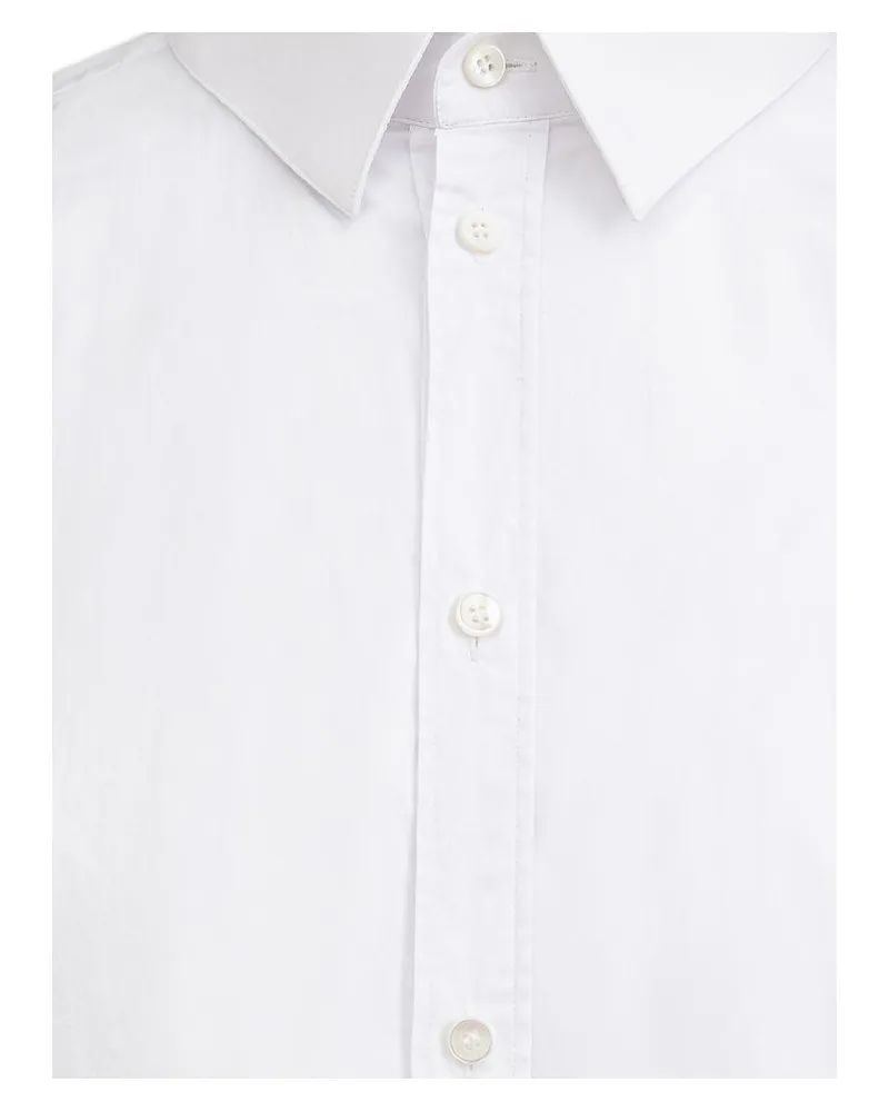 Dolce & Gabbana Men's White Cotton Dress Shirt White